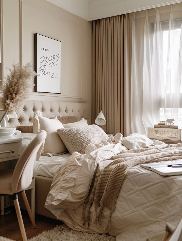 49 Bedroom with Study Table Ideas for Comfort and Focus - DecorwithEva