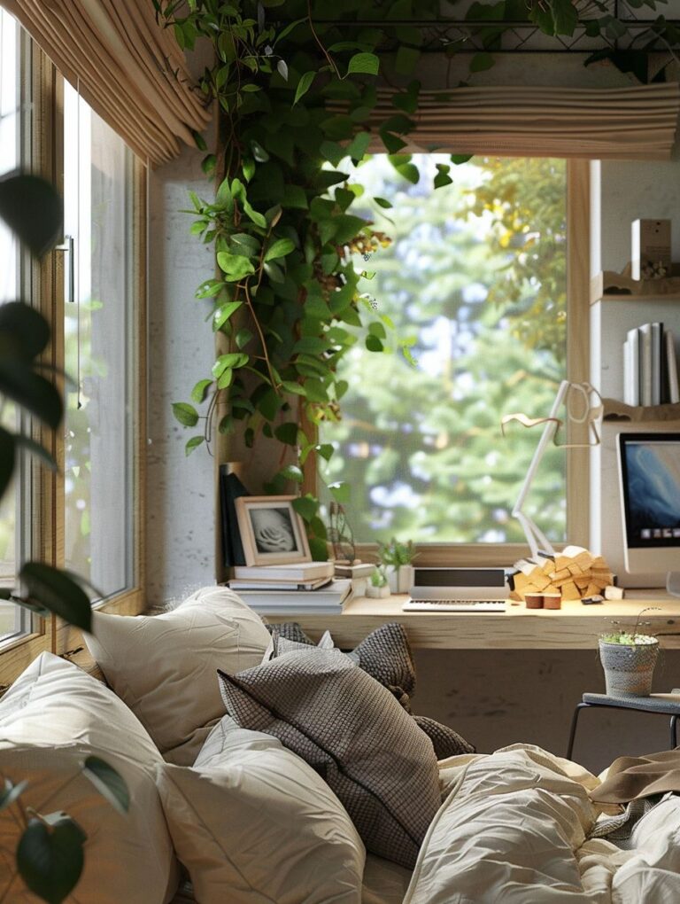 49 Bedroom with Study Table Ideas for Comfort and Focus - DecorwithEva