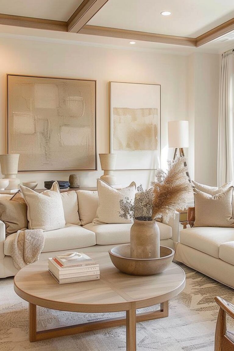 43 Neutral Living Room Ideas for Timeless Elegance - DecorWithEva