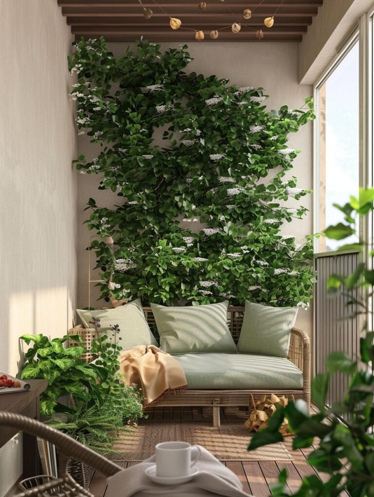 +71 Creative Small Balcony Decor Ideas - DecorwithEva