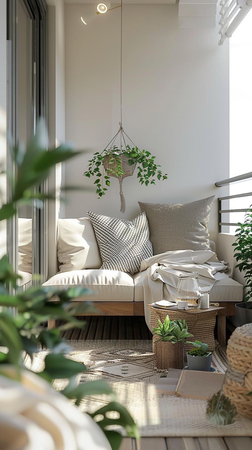 +71 Creative Small Balcony Decor Ideas - DecorwithEva