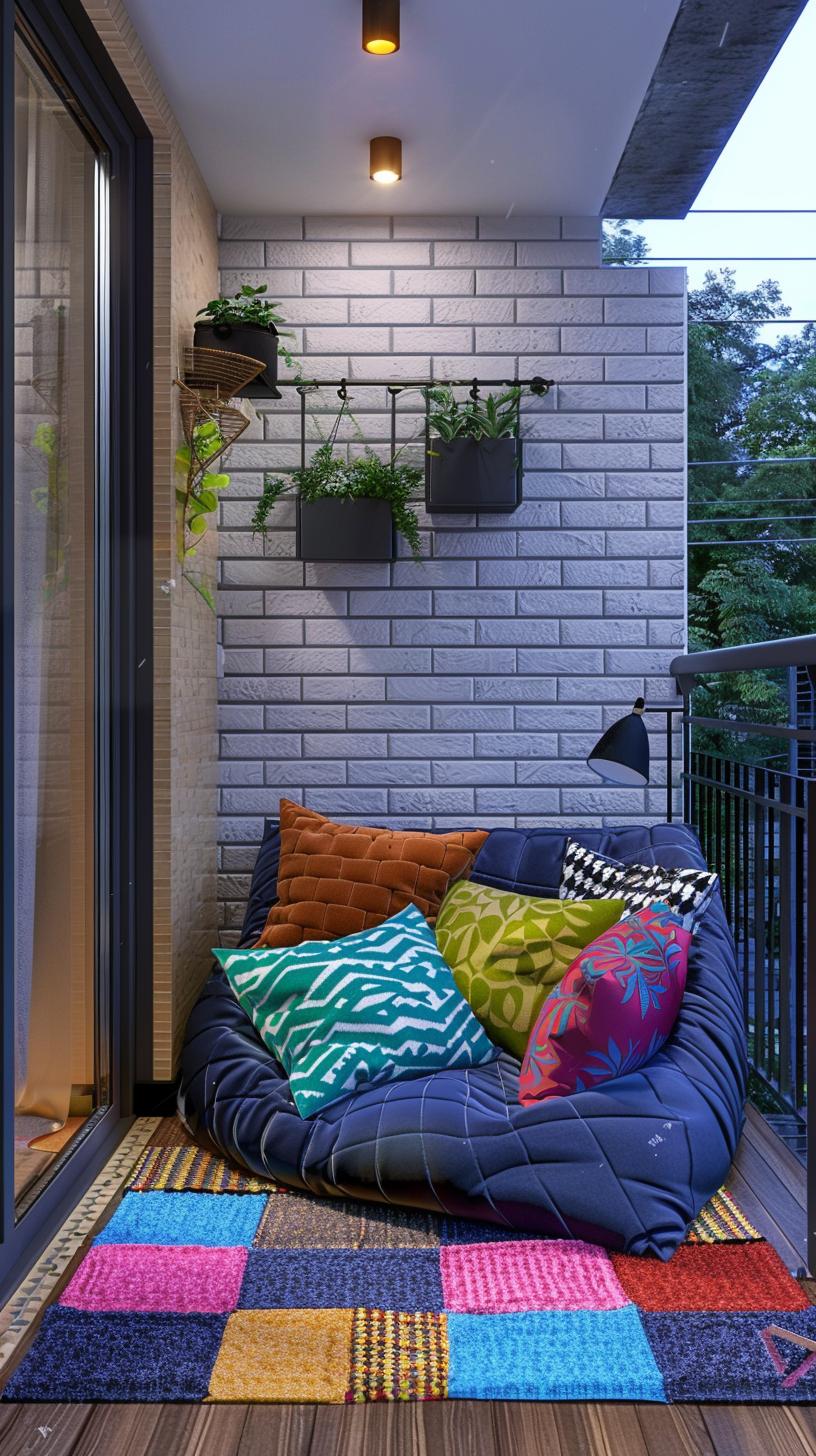 +71 Creative Small Balcony Decor Ideas - DecorwithEva