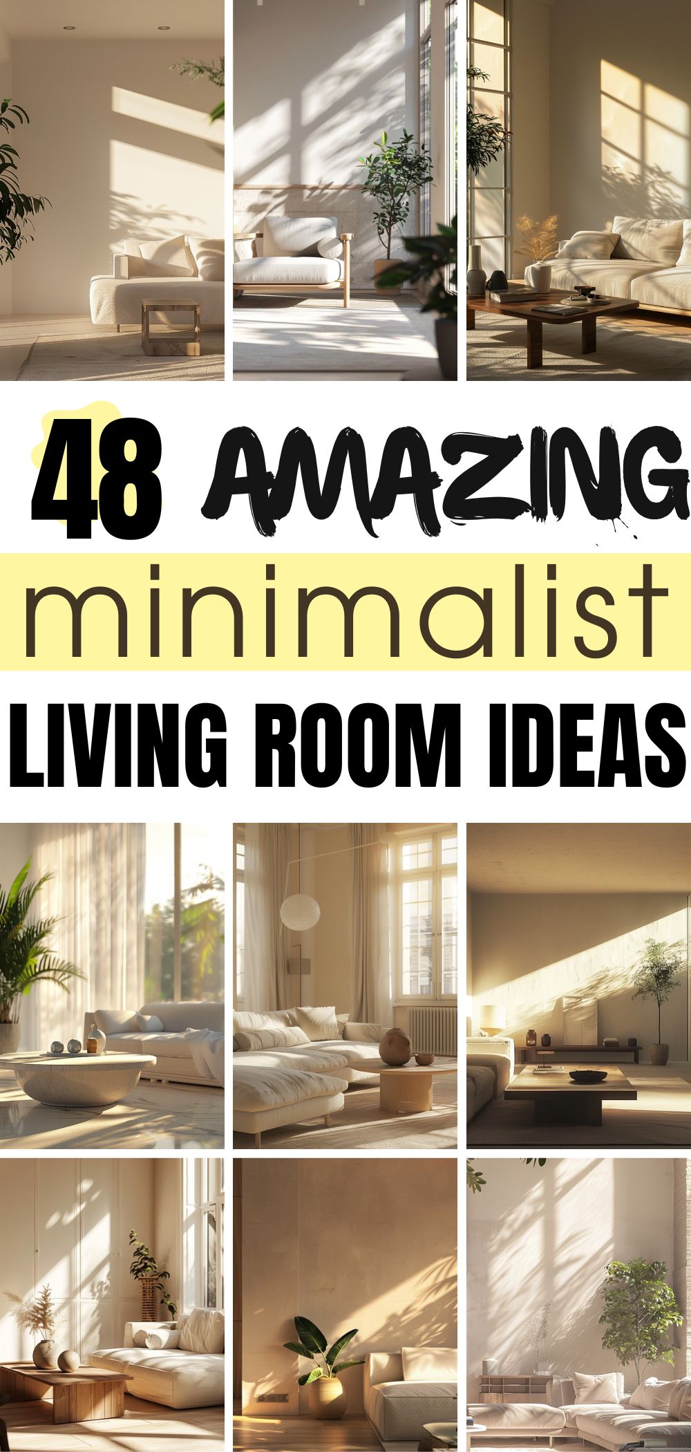 48 Minimalist Living Rooms Ideas That Prove Less is More - DecorwithEva
