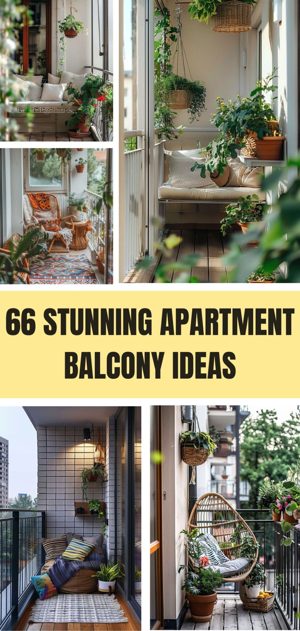 66 Apartment Balcony Ideas to Create Your Personal Oasis - DecorwithEva