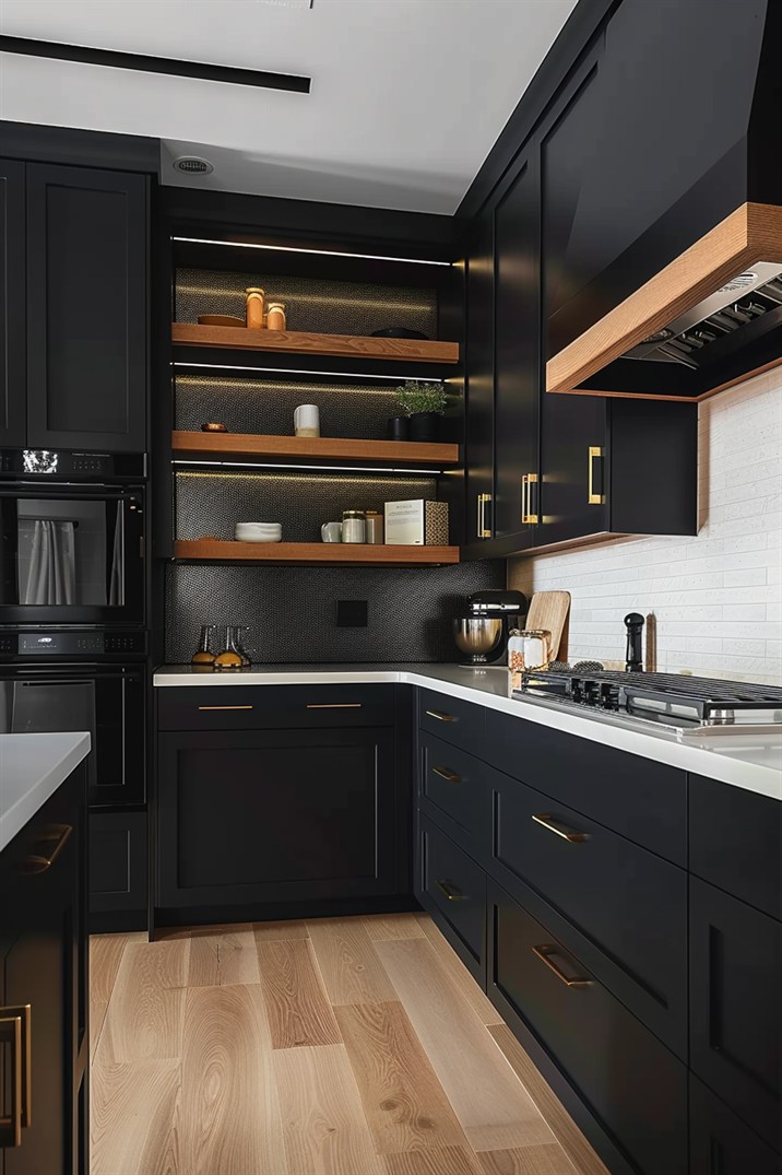 44 Black Kitchen Ideas That Never Go Out of Style - DecorwithEva