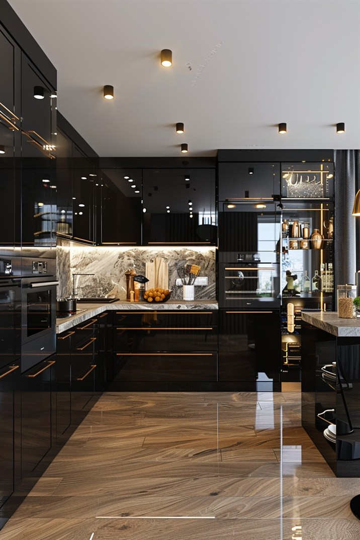 44 Black Kitchen Ideas That Never Go Out of Style - DecorwithEva