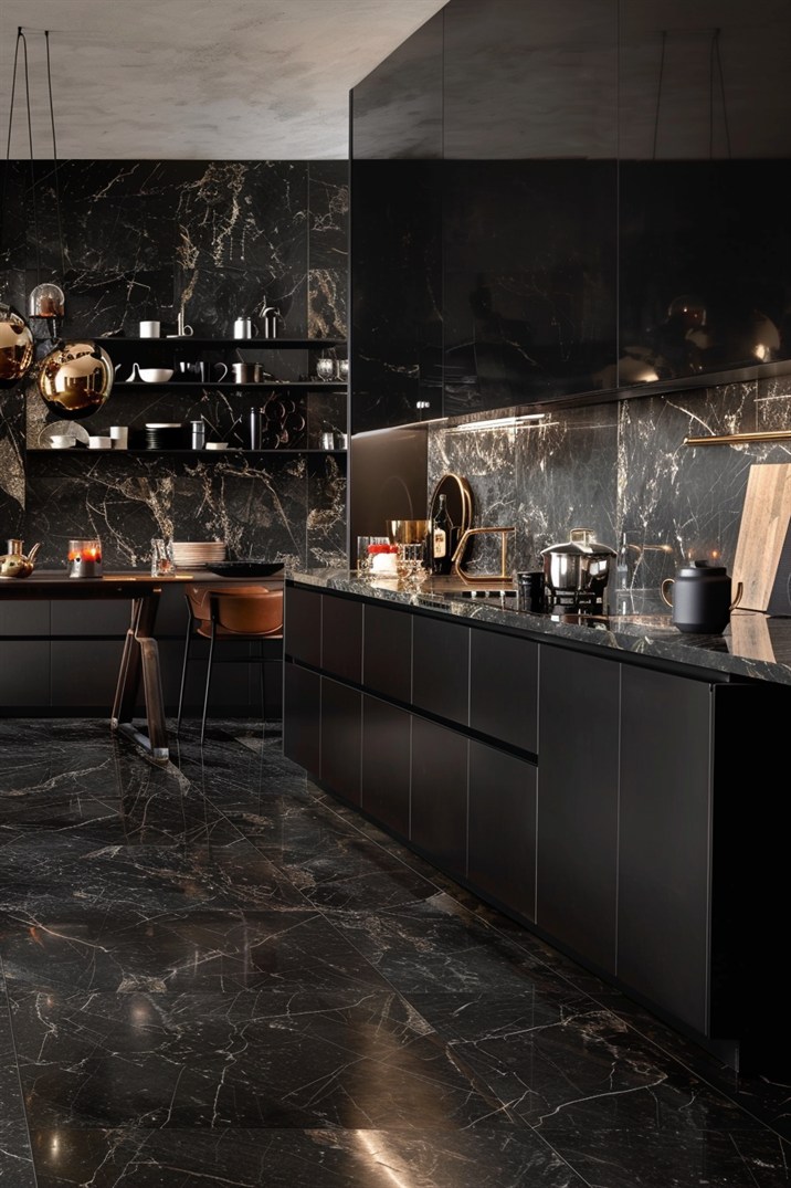 44 Black Kitchen Ideas That Never Go Out of Style - DecorwithEva