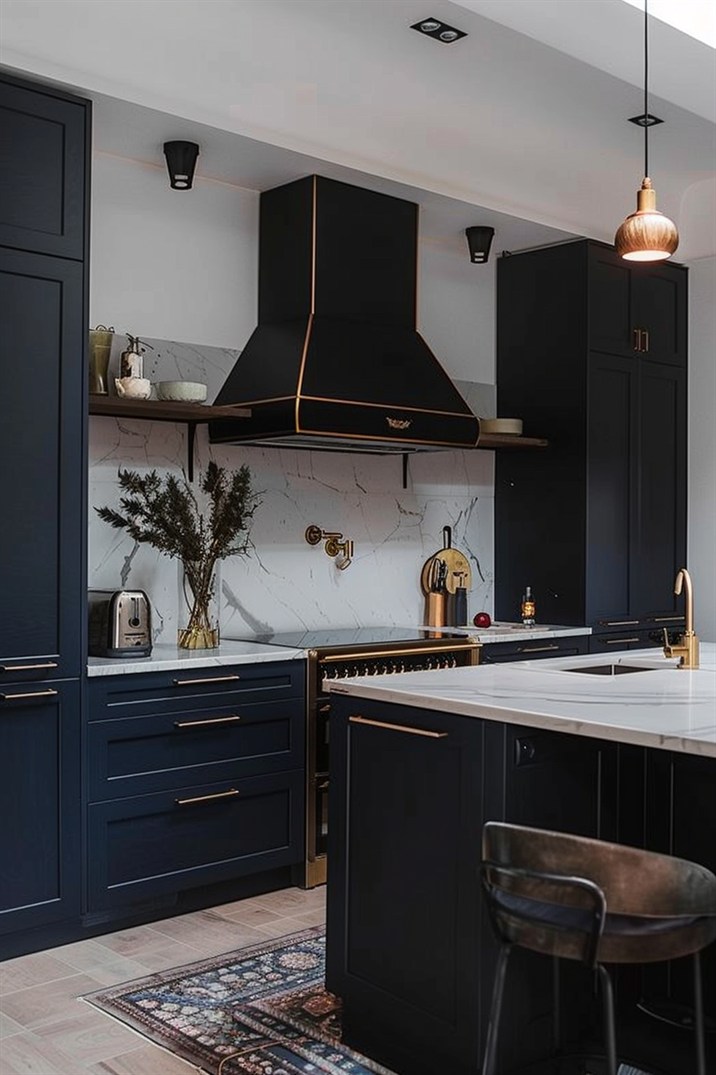 44 Black Kitchen Ideas That Never Go Out of Style - DecorwithEva