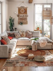 92 Ideas to Design Your Dream Boho Living Room - DecorwithEva