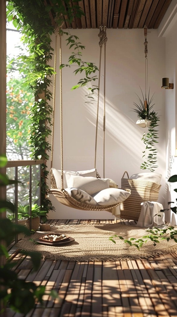 84 Inspiring Boho Balcony Decor Ideas - DecorwithEva