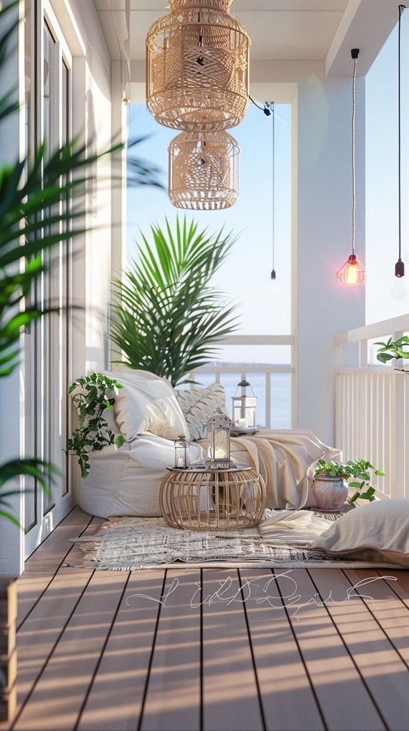 84 Inspiring Boho Balcony Decor Ideas - DecorwithEva