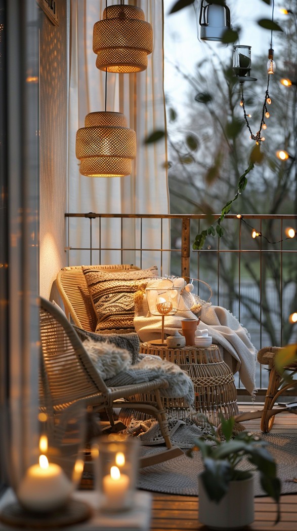 84 Inspiring Boho Balcony Decor Ideas - DecorwithEva