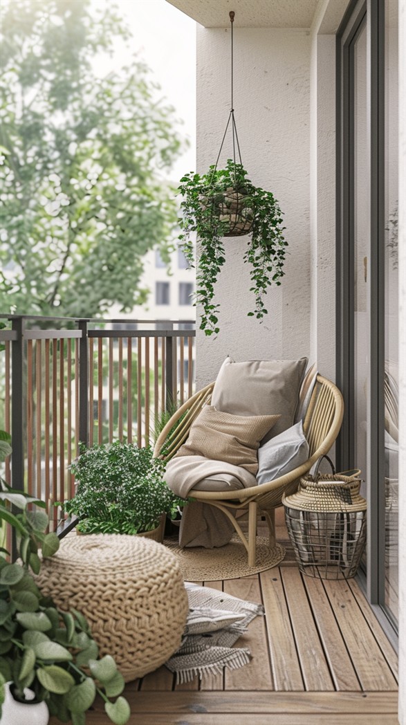 84 Inspiring Boho Balcony Decor Ideas - DecorwithEva