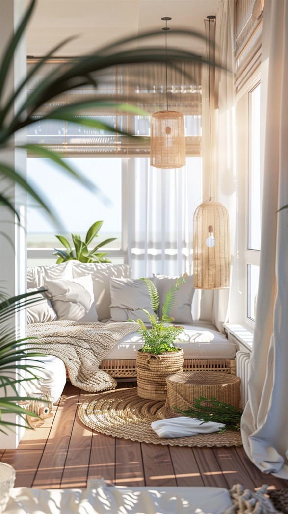 84 Inspiring Boho Balcony Decor Ideas - DecorwithEva