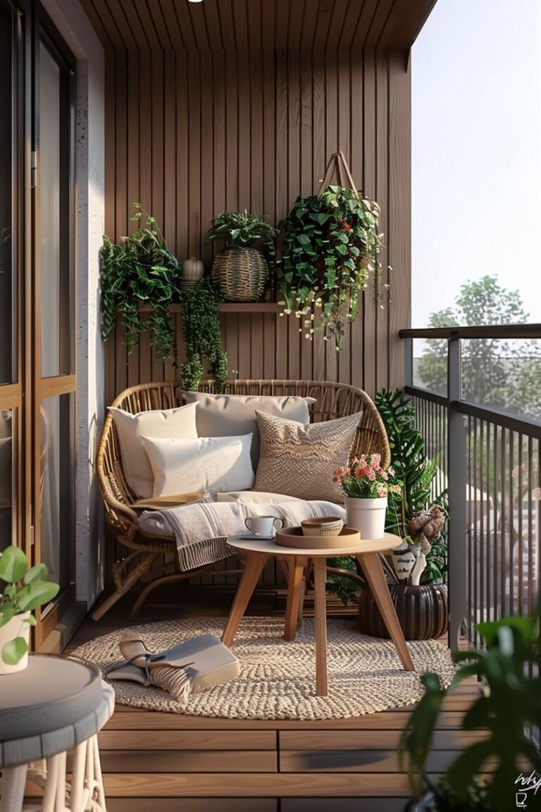 +72 Inspiring Ideas for Your Dream Cozy Balcony - DecorWithEva