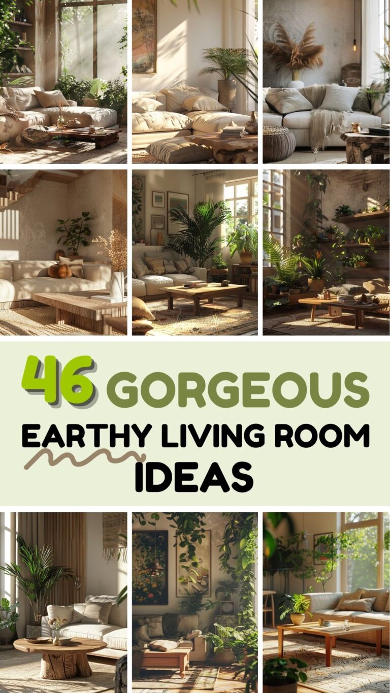 45 Gorgeous Earthy Living Room Ideas (2024) - Decorwitheva