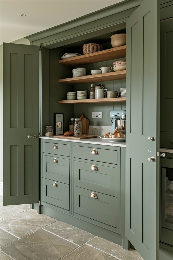 54 Inspiring Ideas for a Tranquil Sage Green Kitchen - DecorwithEva