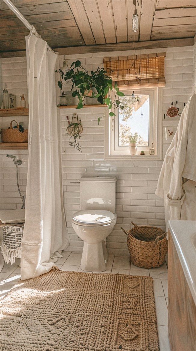 +55 Fresh Bohemian Bathroom Decor Ideas - DecorwithEva