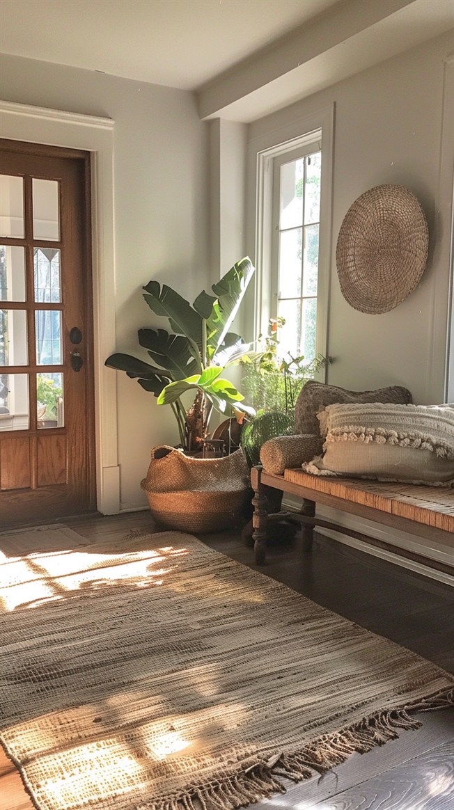 +68 Perfect Boho Entryway Ideas for Homes - DecorwithEva
