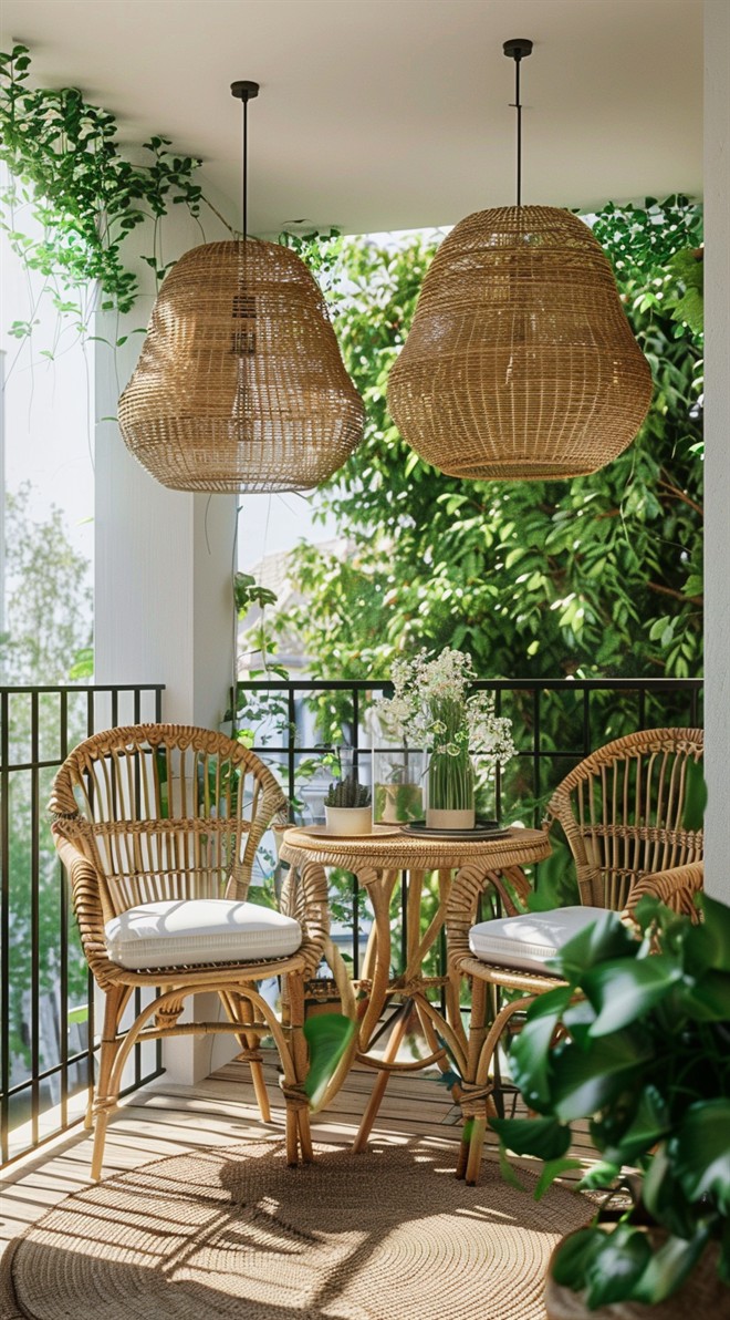+60 Stunning Small Boho Balcony Ideas - DecorwithEva