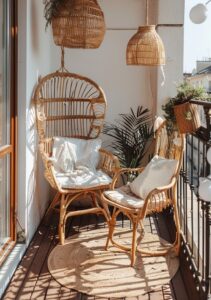 +60 Stunning Small Boho Balcony Ideas - DecorwithEva