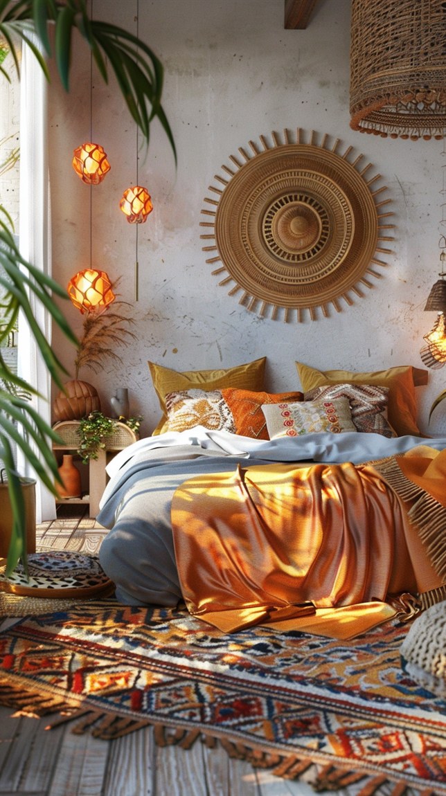 57+ Unique Boho Bedroom Ideas to Personalize Your Space - DecorwithEva