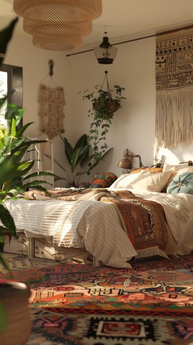 57+ Unique Boho Bedroom Ideas to Personalize Your Space - DecorwithEva