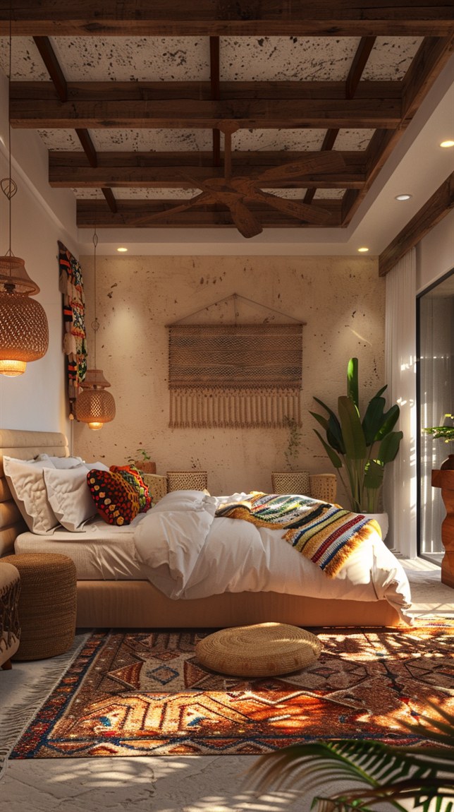 57+ Unique Boho Bedroom Ideas to Personalize Your Space - DecorwithEva