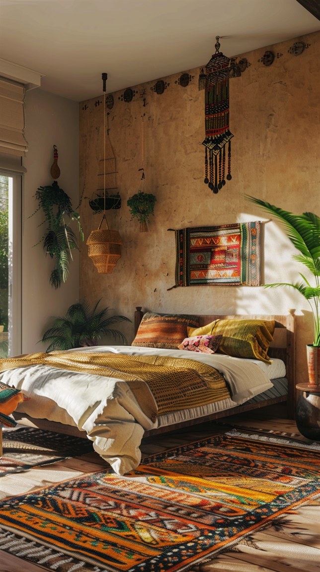 57+ Unique Boho Bedroom Ideas To Personalize Your Space - Decorwitheva