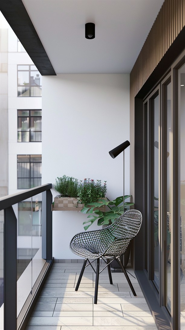 57 Stunning Minimalist Balcony Ideas for a Clean Look - DecorWithEva