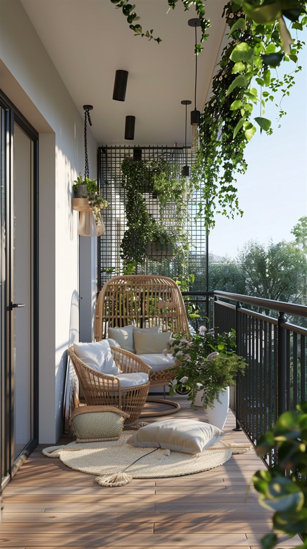 57 Stunning Minimalist Balcony Ideas for a Clean Look - DecorWithEva