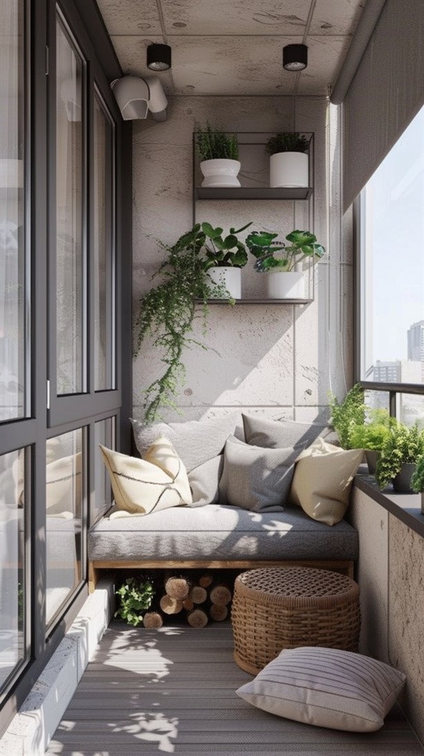 57 Stunning Minimalist Balcony Ideas for a Clean Look - DecorWithEva