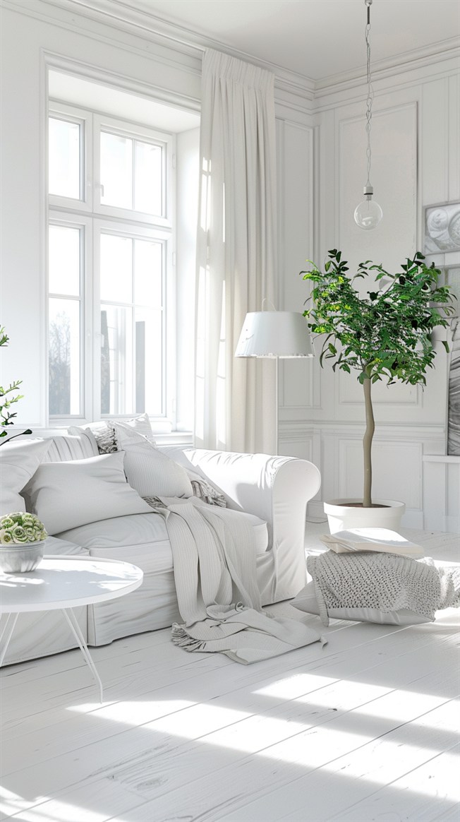 50+ Chic white living room ideas for a Dreamy Space - DecorwithEva