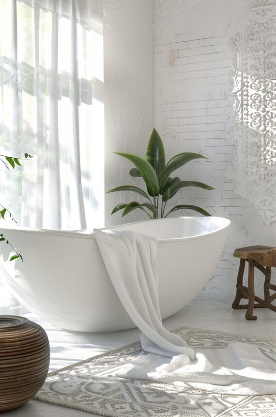 50+ Breathtaking White Bathroom Ideas for Your Home