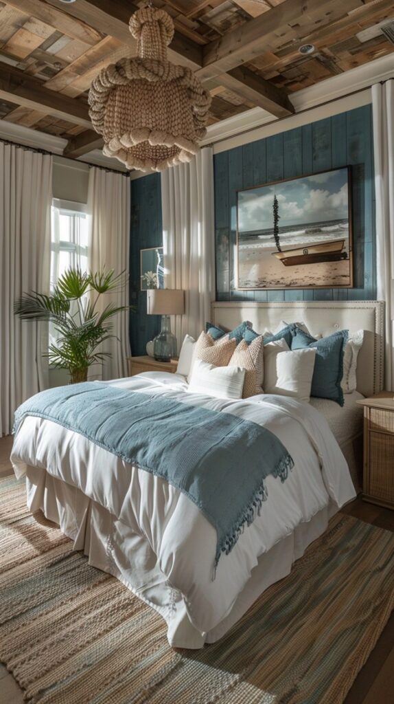 48 Stylish Coastal Bedroom Decorating for a Fresh Look - DecorwithEva