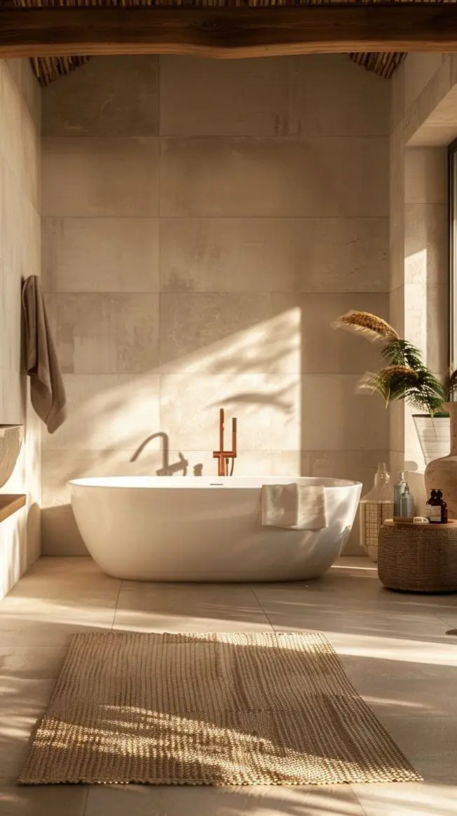 48+ Amazing Earthy Bathroom Ideas You Will love DecorwithEva