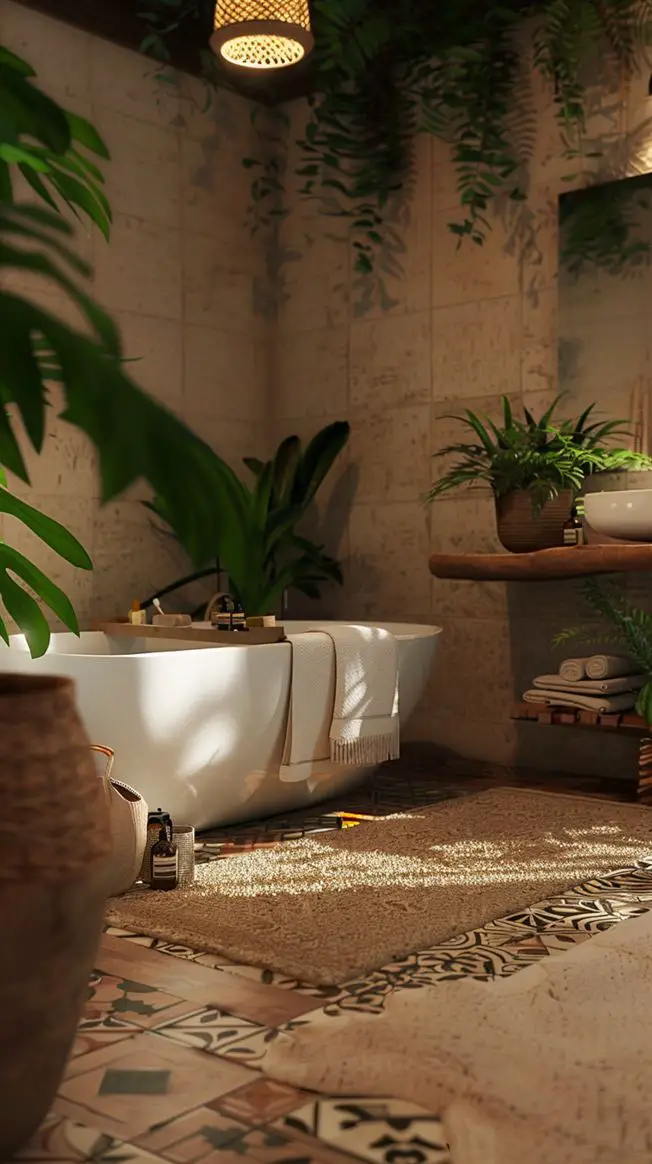 48+ Amazing Earthy Bathroom Ideas You Will love DecorwithEva