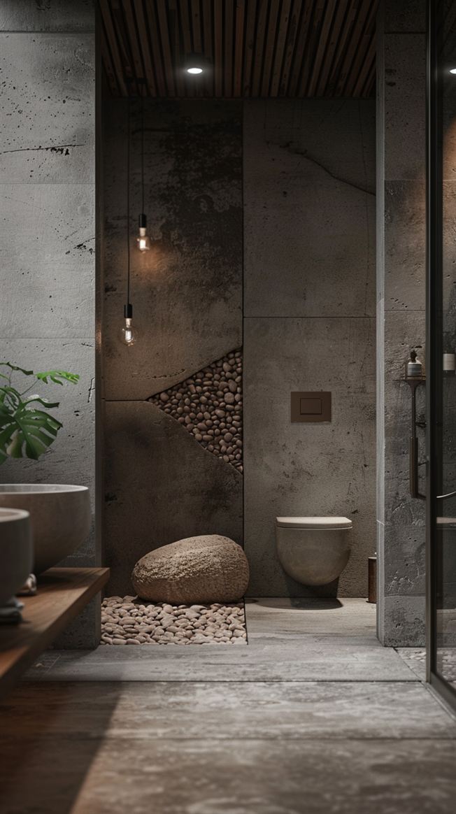 48+ Amazing Earthy Bathroom Ideas You Will love - DecorwithEva