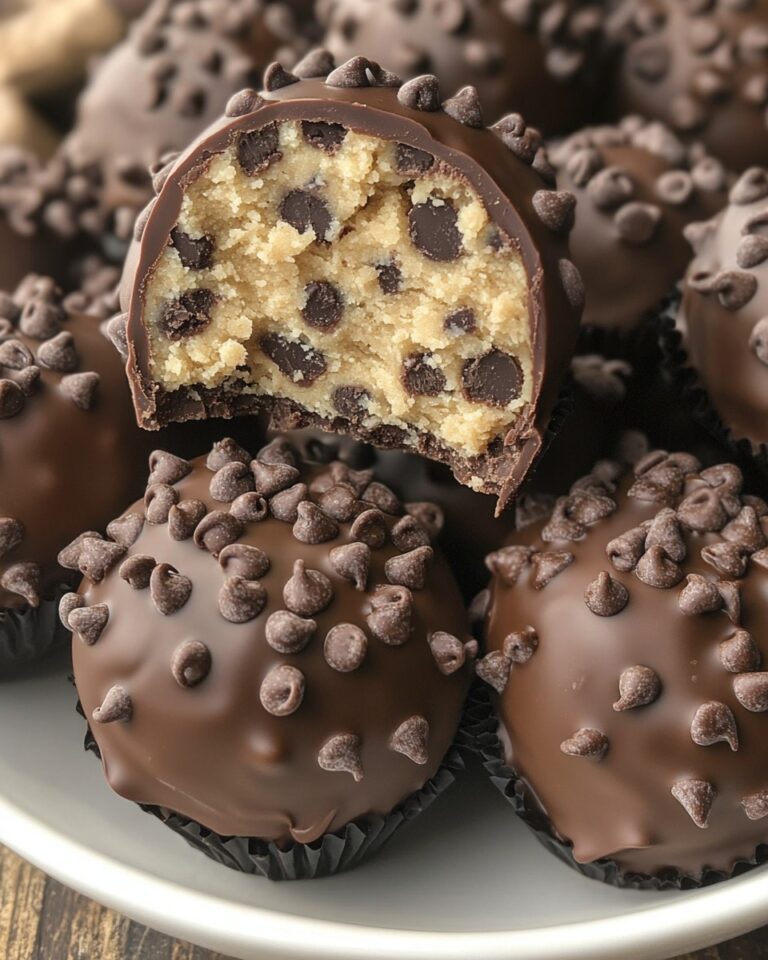 Chocolate Chip Cookie Dough Truffles