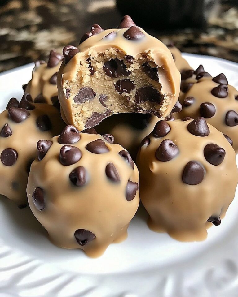 Chocolate Chip Cookie Dough Truffles II