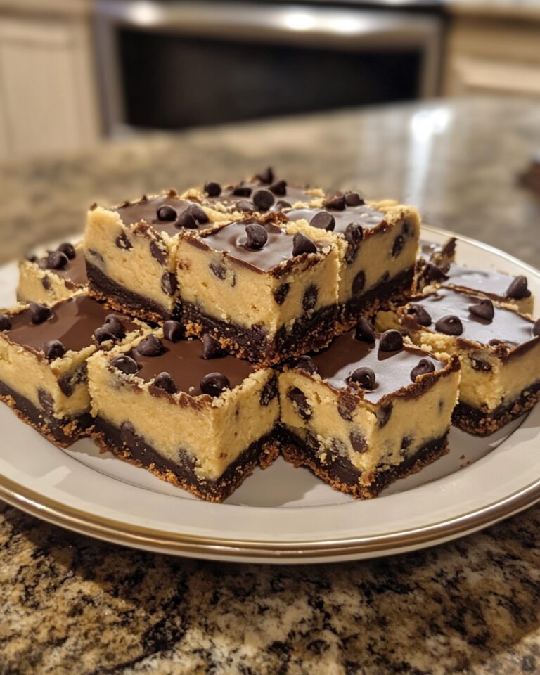 Chocolate Chip Cookie Dough Bars