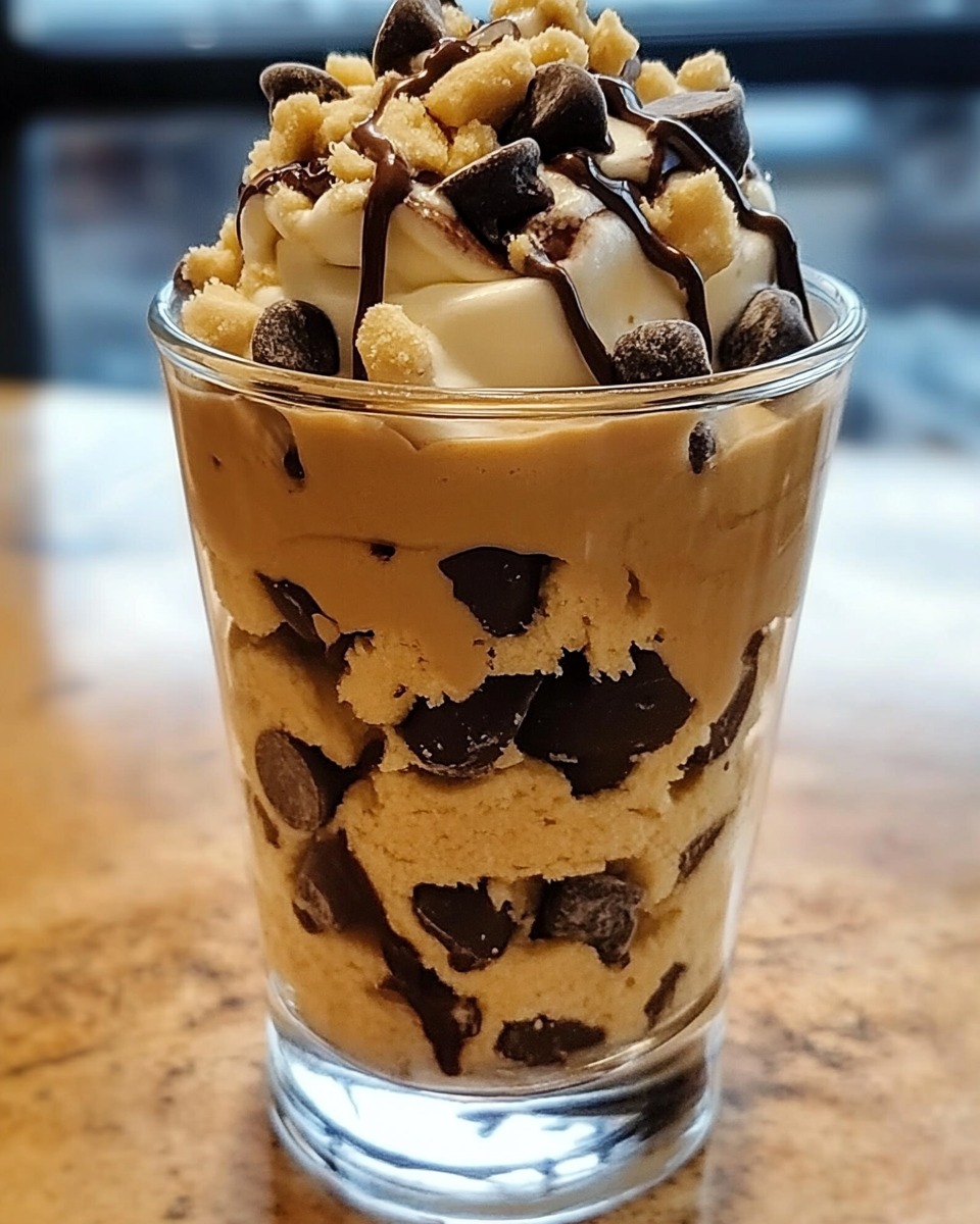 Chocolate Chip Cookie Dough Parfait