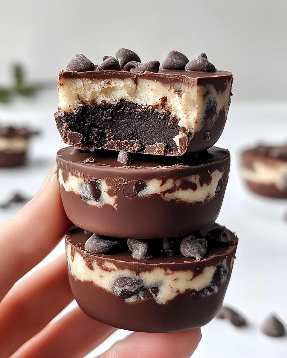 Chocolate Chip Cookie Dough Cups