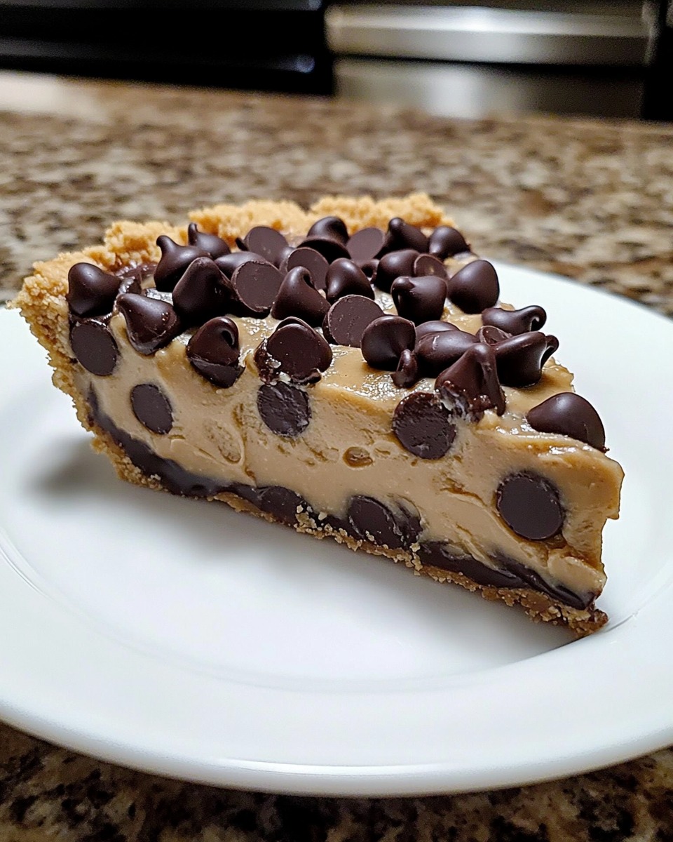 Chocolate Chip Cookie Dough Pie