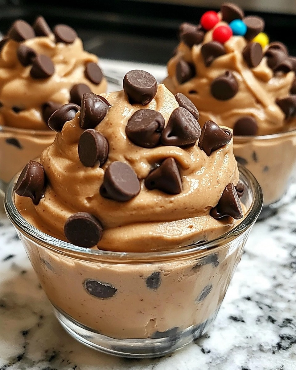 Chocolate Chip Cookie Dough Mousse