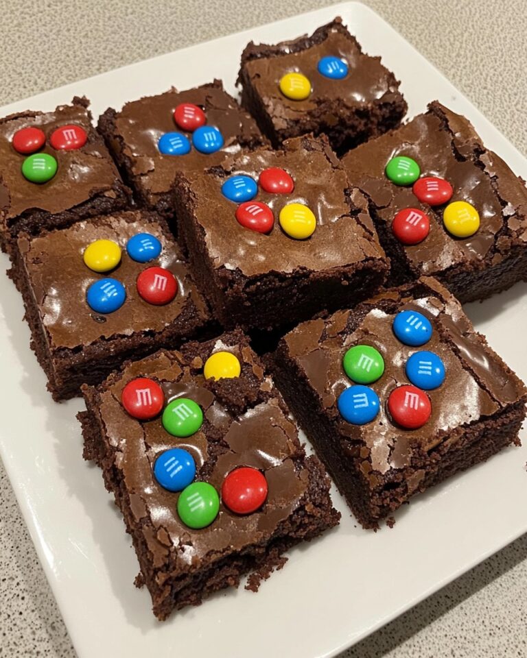 Chocolate Candy Brownie Squares