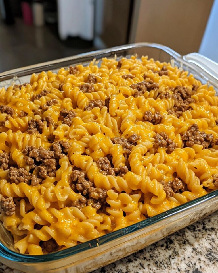 Cheesy Beef Pasta Casserole