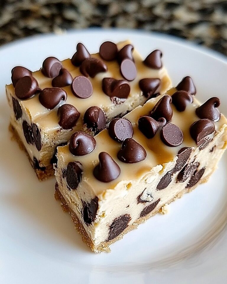 No-Bake Chocolate Chip Cookie Dough Bars