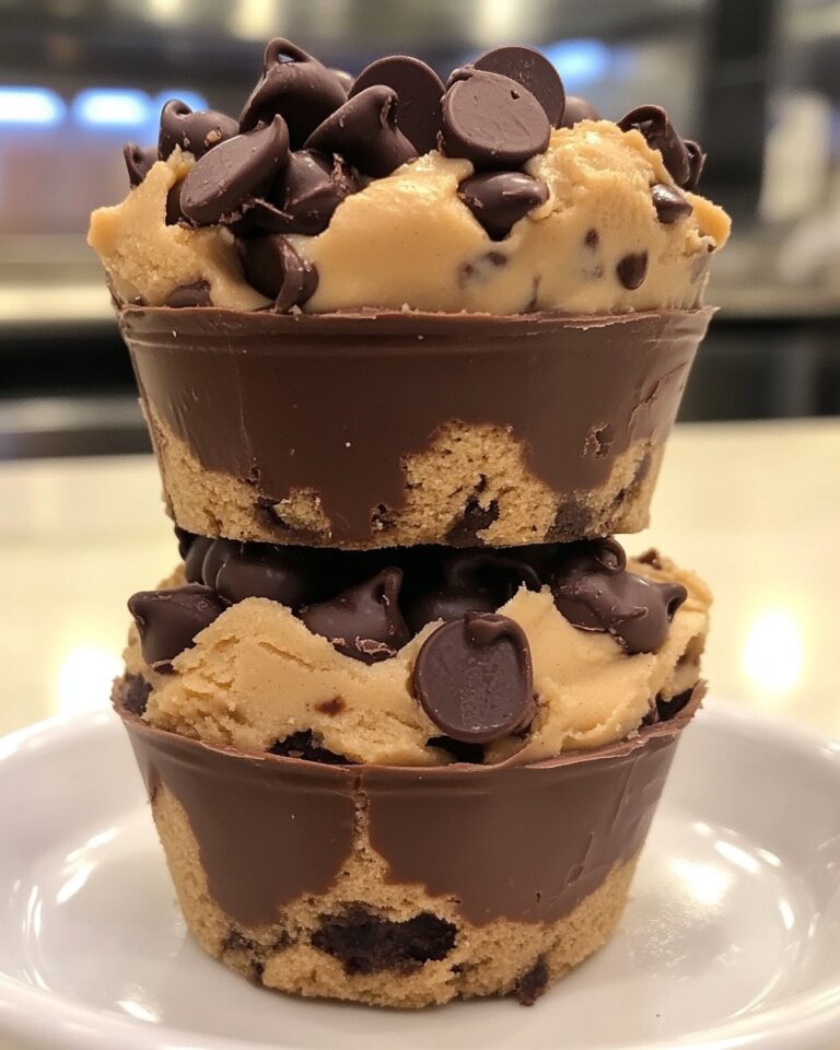 Chocolate Chip Cookie Dough Cups