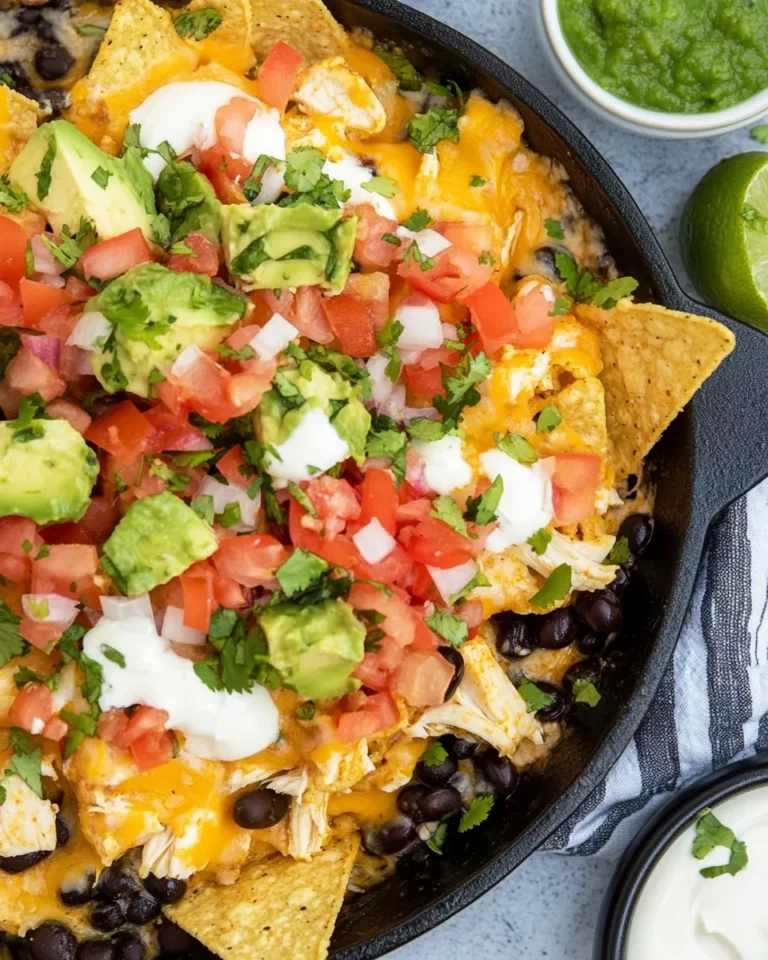 Black Bean and Chicken Nachos